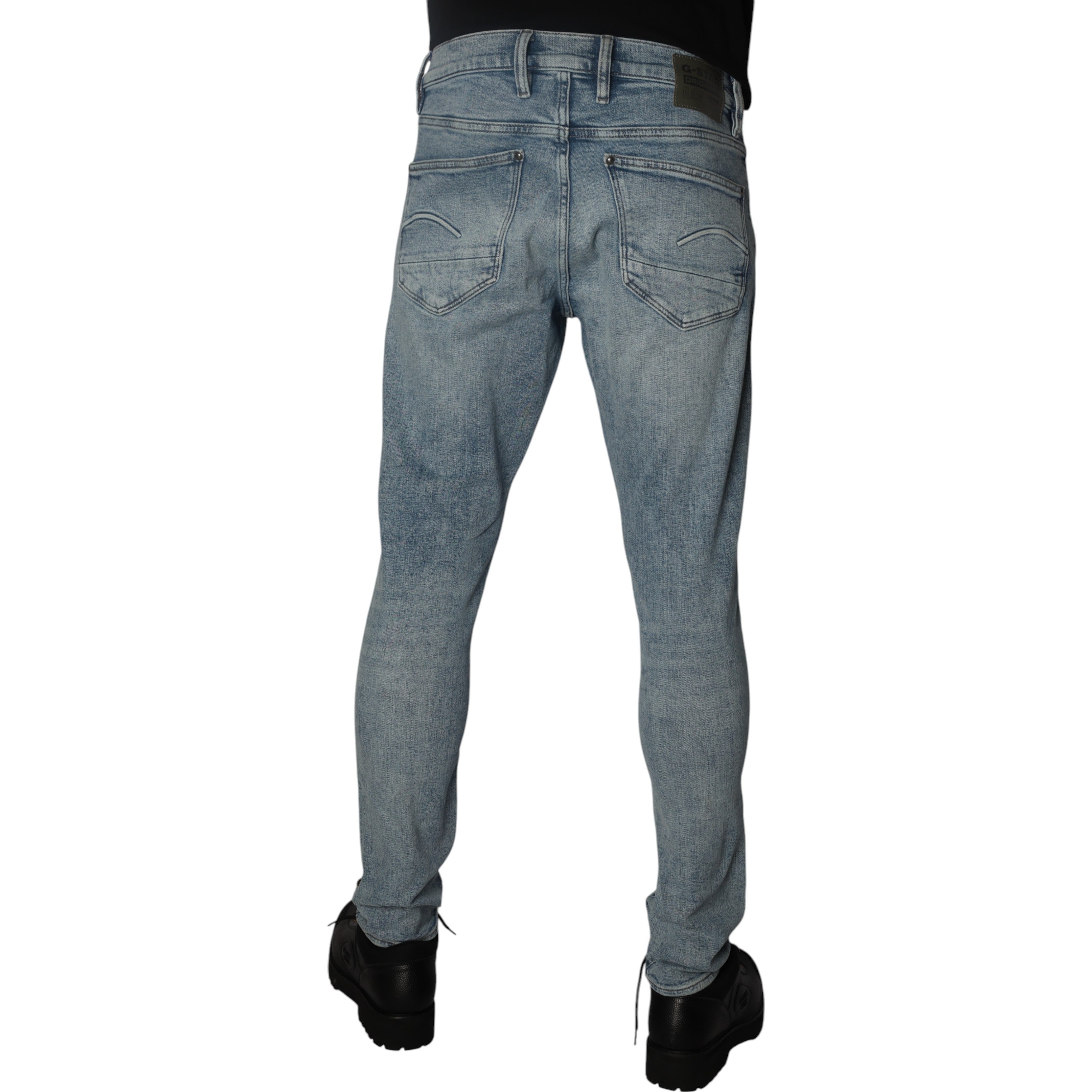 G-Star Jeans Revend Fwd Skinny Antique Faded Ripped Blue